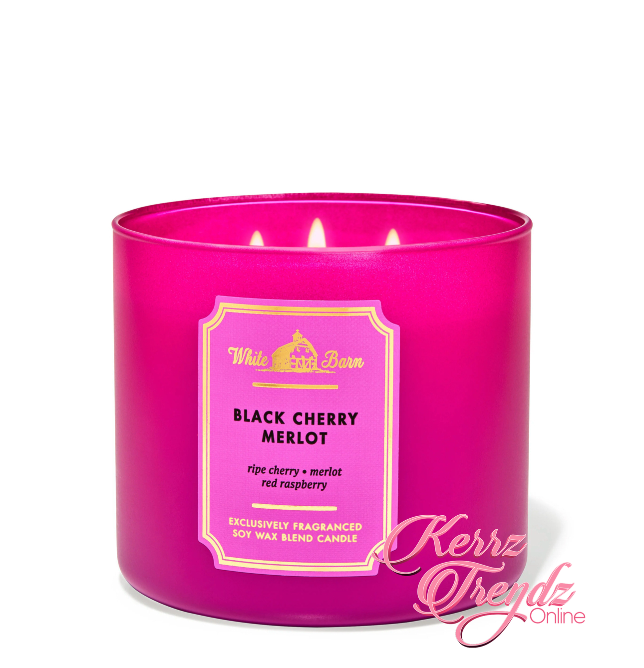 Black Cherry Merlot 3-Wick Candle