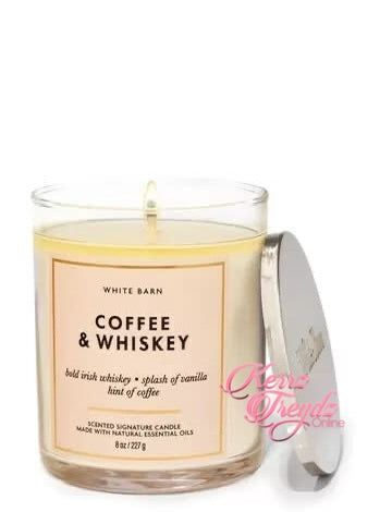 Coffee & Whiskey Signature Single Wick