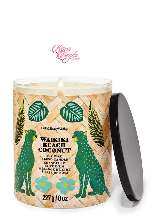 Waikiki Beach Coconut Candle